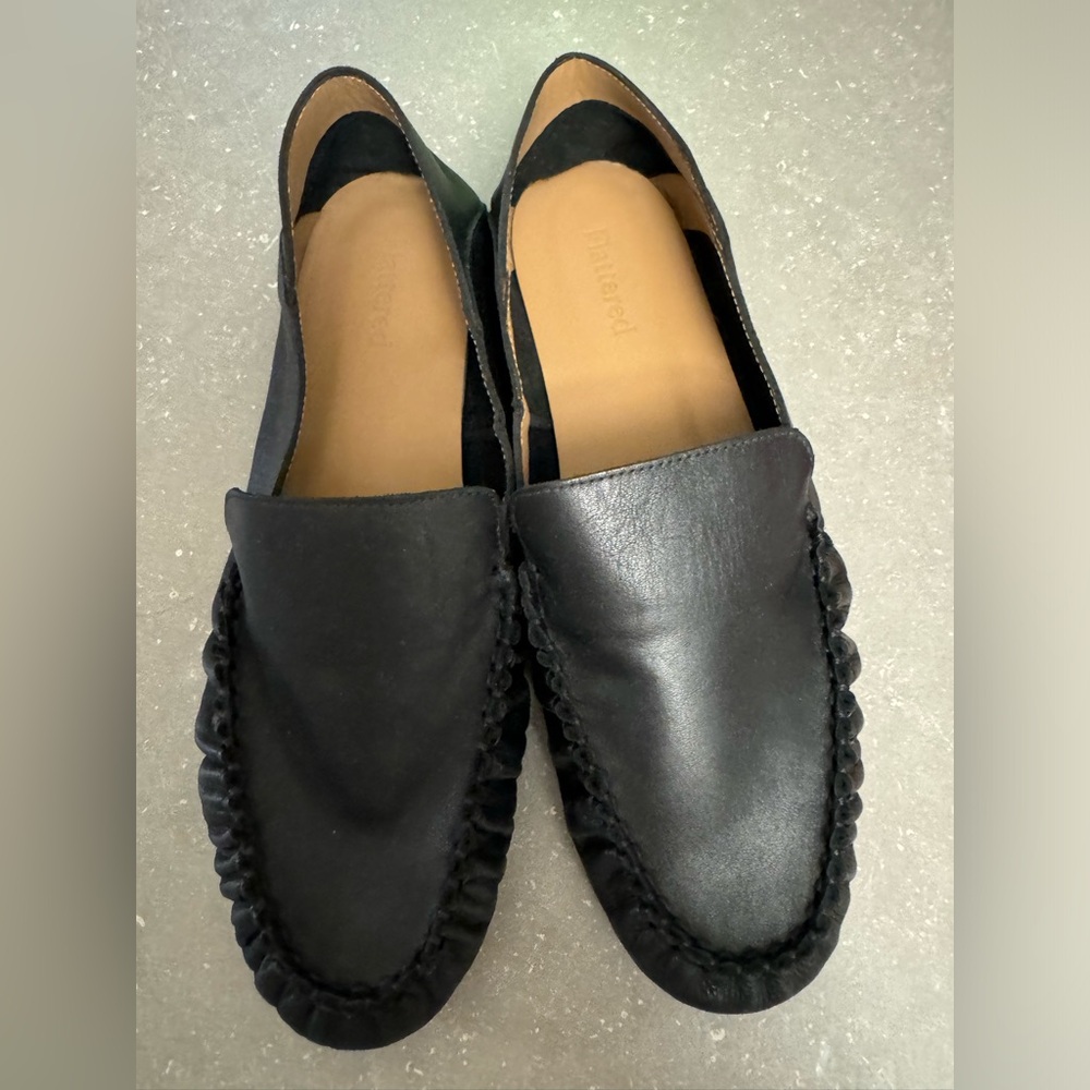 Black Leather Loafers